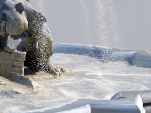 triton fountain 3D मॉडल