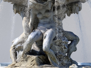 triton fountain 3D मॉडल