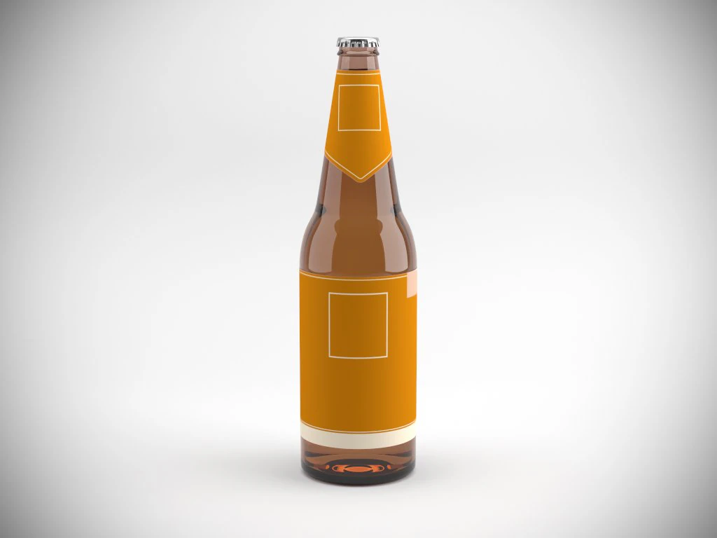 beer bottles 3D Model .c4d .max .obj .3ds .fbx .stl .blend 
