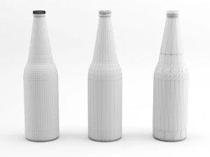 beer bottles 3D Model