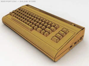 Comodoro C64 Modelo 3D