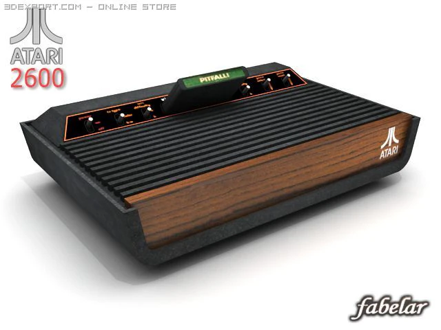 atari 2600 Modelo 3D .c4d .max .obj .3ds .fbx .stl .blend 