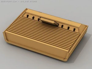 atari 2600 Modelo 3D