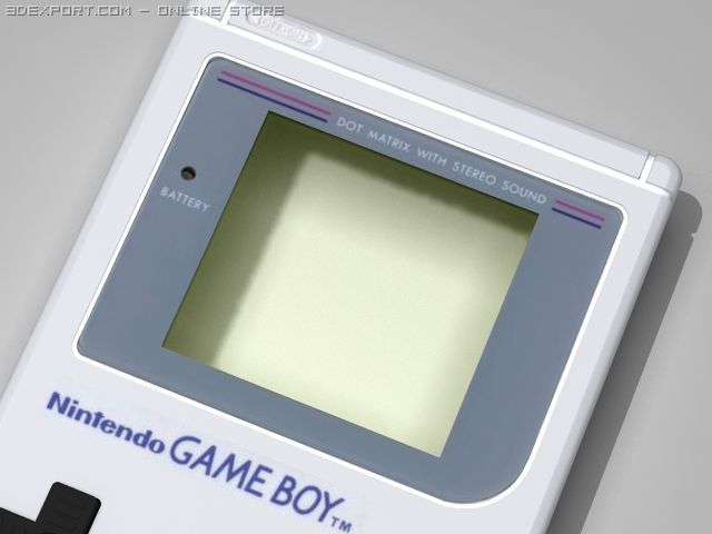 GBC Game boy color in four colors 3D Model in Other 3DExport