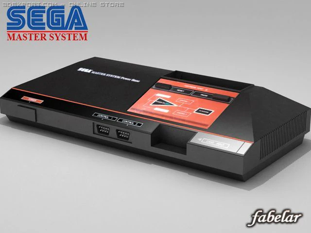 sega master system 3D Model .c4d .max .obj .3ds .fbx .stl .blend