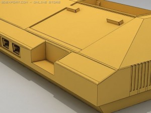 sega master system 3D-Modell