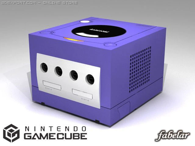 nintendo gamecube 3D Model .c4d .max .obj .3ds .fbx .stl .blend 