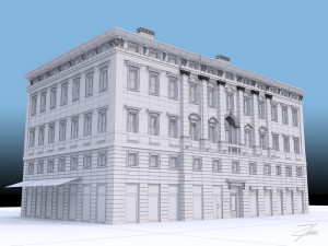 palazzo pitteri Model 3D