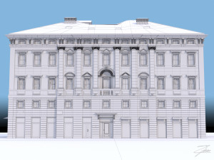 palazzo pitteri Model 3D