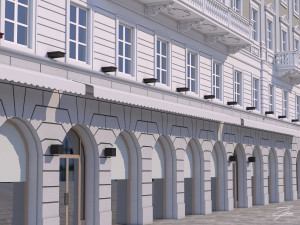 palazzo stratti 3D Model