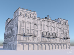 palazzo stratti 3D Model