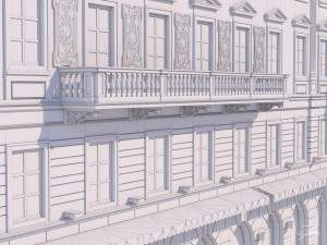 palazzo stratti 3D Model