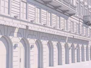 palazzo stratti 3D Model