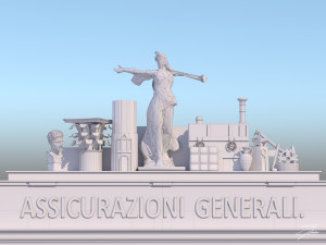 palazzo stratti 3D Model