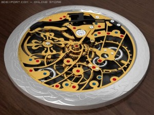 watch mechanism 2 Modelo 3D