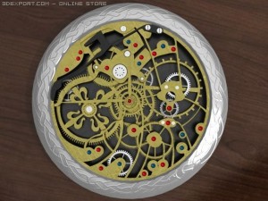 watch mechanism 2 Modelo 3D