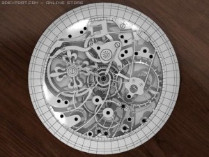 watch mechanism 2 Modelo 3D
