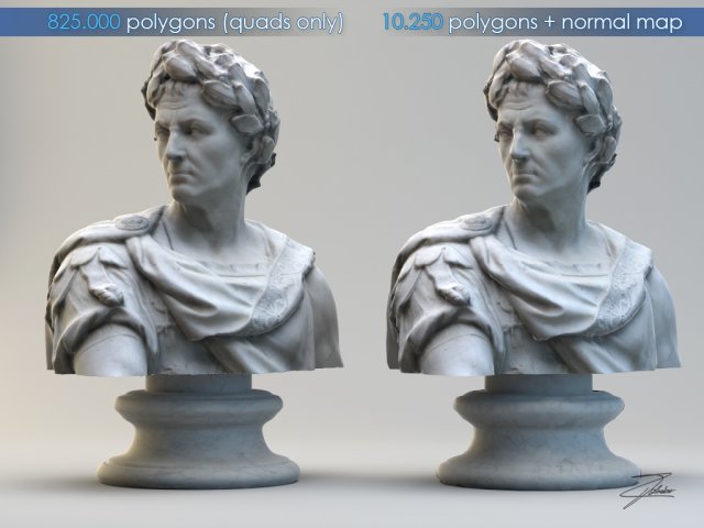 caius julius caesar 3D Модель .c4d .max .obj .3ds .fbx .stl .blend 