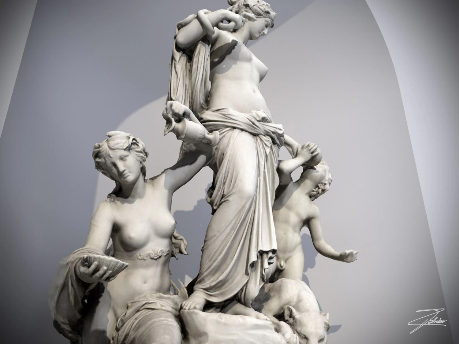 fountain of teti 3D Model .c4d .max .obj .3ds .fbx .stl .blend 