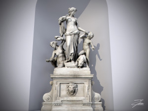 fountain of teti Model 3D