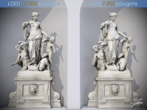 fountain of teti Model 3D