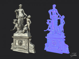 fountain of teti Model 3D