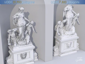 fountain of teti 3D Model