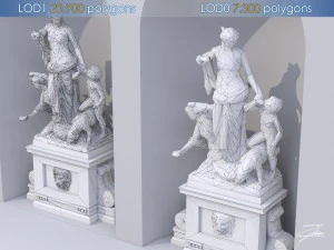 fountain of teti 3D Model