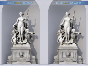 fountain of venus 3D मॉडल