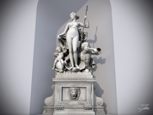 fountain of venus 3D मॉडल