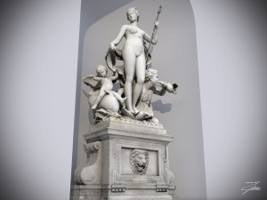 fountain of venus 3D मॉडल