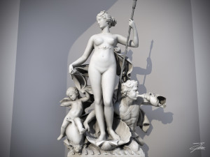 fountain of venus 3D मॉडल