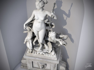 fountain of venus 3D मॉडल