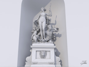 fountain of venus 3D मॉडल