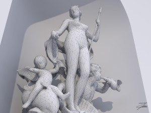 fountain of venus 3D मॉडल