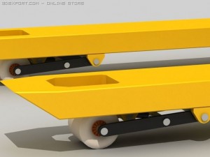 pallet jack 3D मॉडल