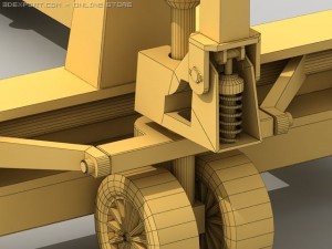 pallet jack 3D मॉडल