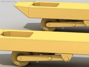 pallet jack 3D मॉडल