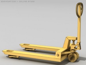pallet jack 3D मॉडल