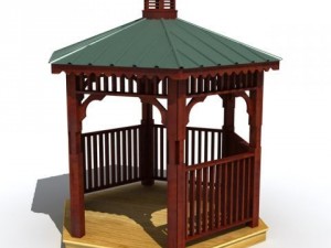 gazebo Modelo 3D