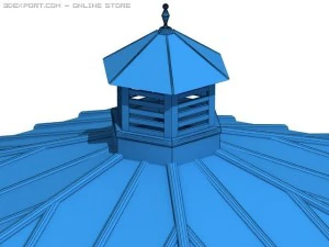 Pavillon 3D Modell
