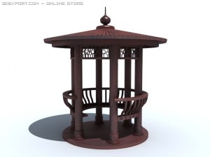 gazebo 2 Model 3D