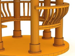 gazebo 2 Model 3D