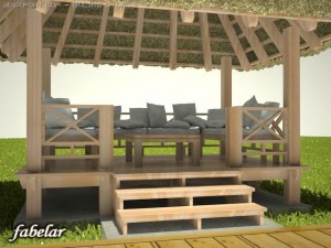 gazebo 3 3D 모델
