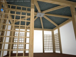 gazebo 4 3D Model