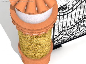 iron gate Model 3D