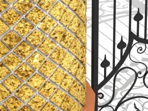 iron gate Model 3D