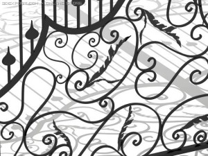iron gate Model 3D