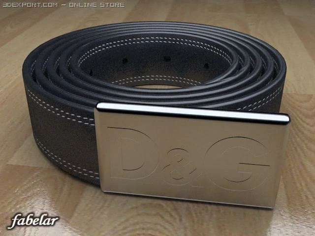 dg belt 3D Model .c4d .max .obj .3ds .fbx .stl .blend 