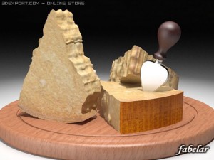 parmiggiano reggiano 3Dモデル